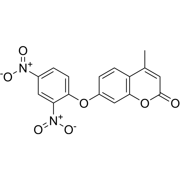 7-(2,4-Dinitrophenoxy)-4-methyl-2H-chromen-2-one 314742-00-2